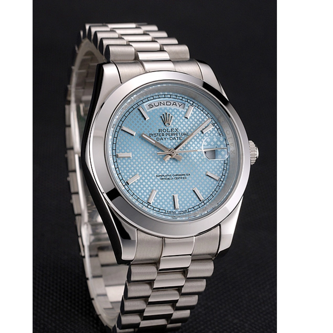 Good Copy Rolex Watches And Case Blue Date 40 Steel Rolex Stainless Ice Day Dial Bracelet 0518